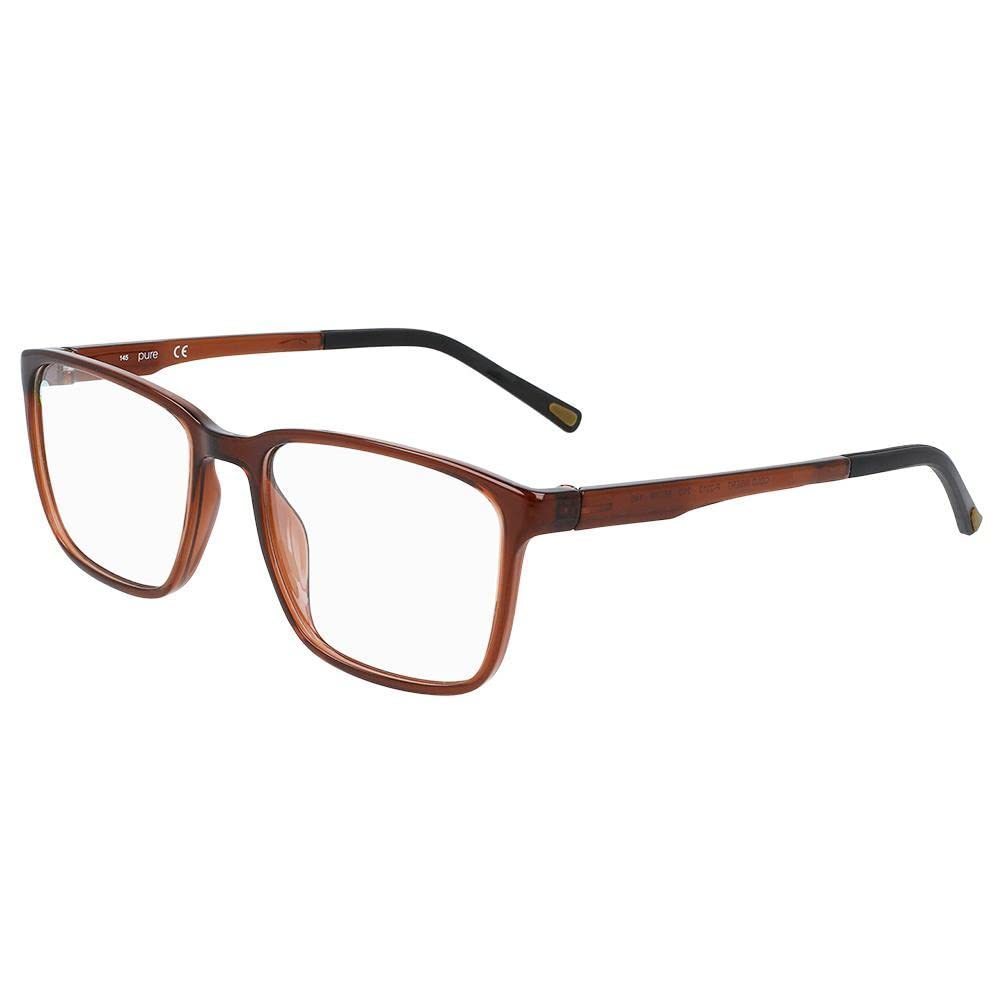 New Airlock Pure P-2012 210 Crystal Brown Eyeglasses 55/18/145